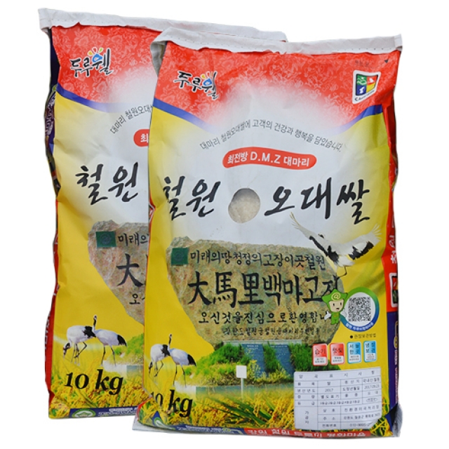 강원더몰,철원 오대쌀(2023년산) [20kg(10kg*2)]